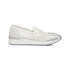 Sneakers slip-on bianche in similpelle traforata P Eco Friendly, Donna, SKU w013000050, Immagine 0